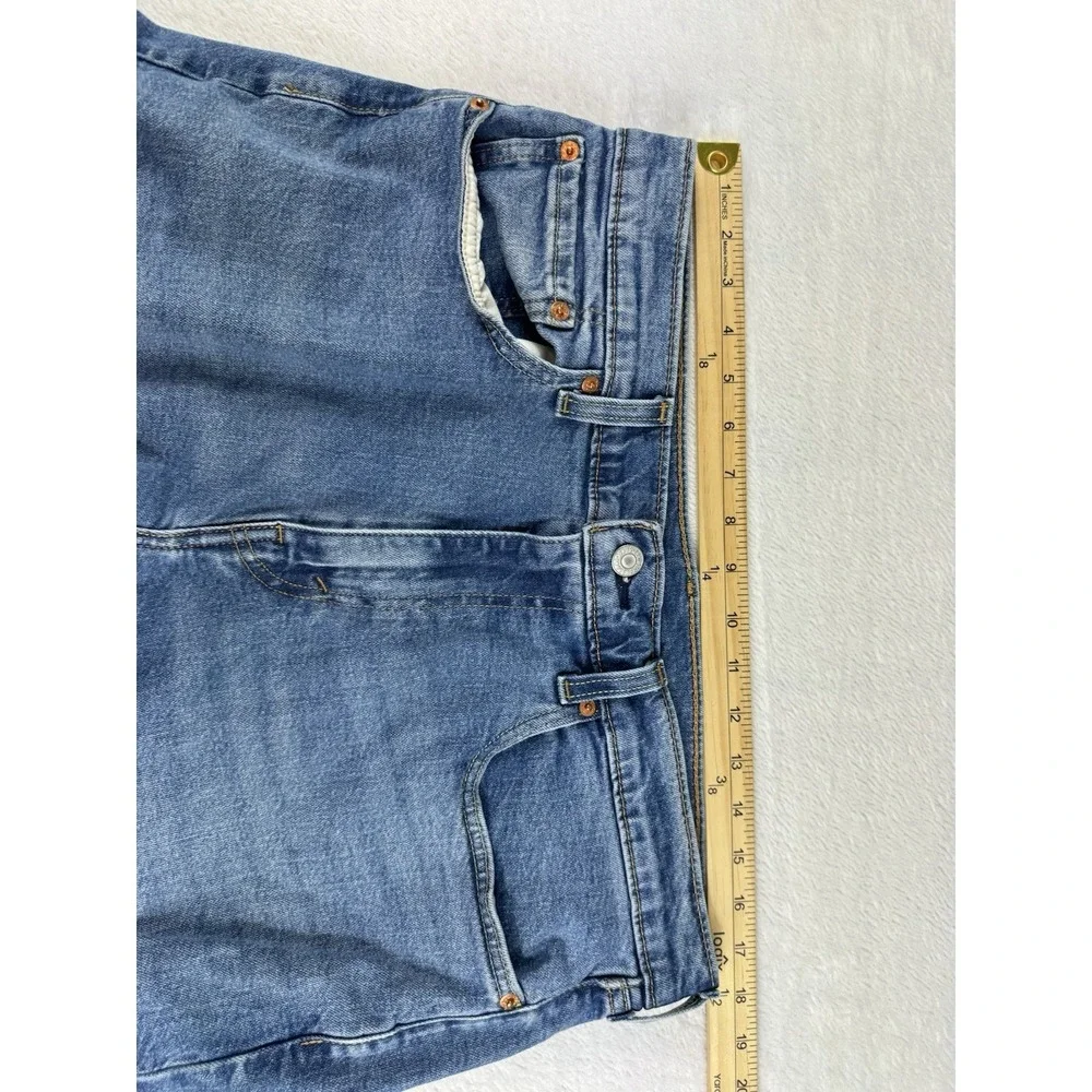 Levi's 505 Regular Fit Jeans 36x32 Blue Denim Straight Leg‎ Mens